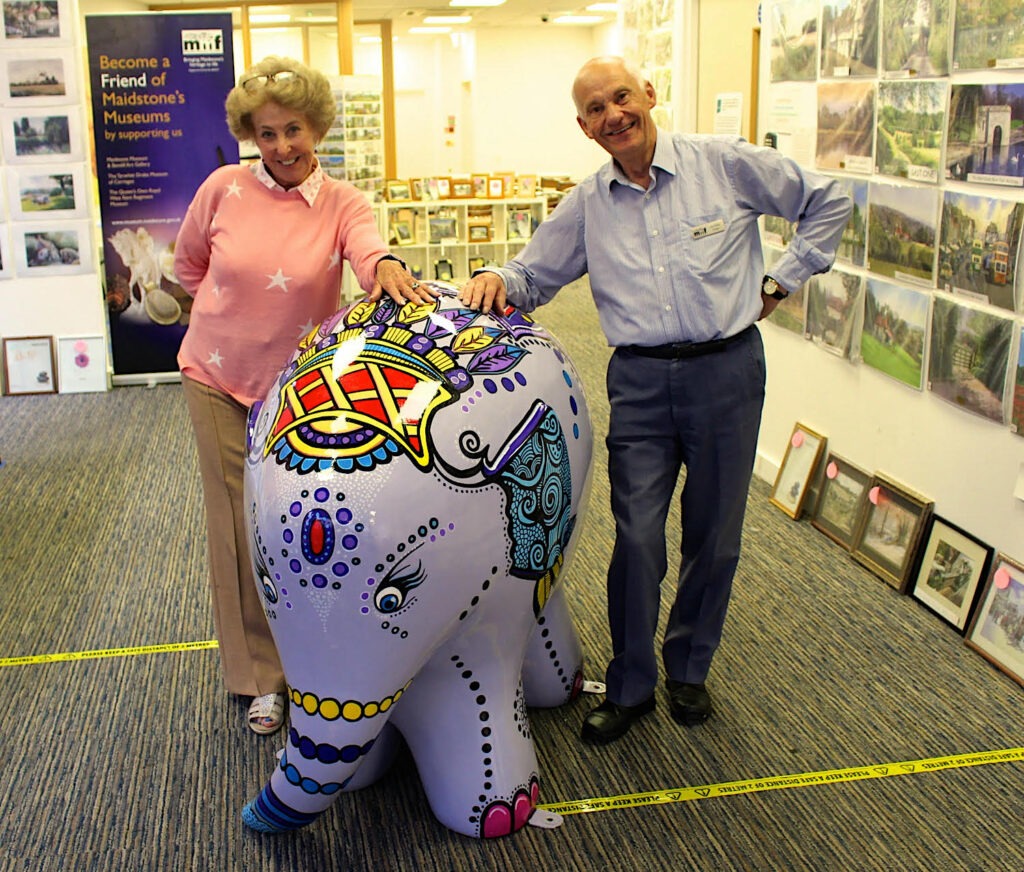 Elmer the elephant at MMF Pop-up Shop