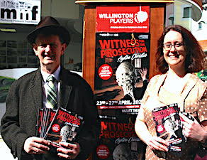 MMF event support Willington Players Scott Raffle and Emma Edwards