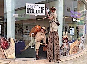 Entertainers Adam and Leanne bring fun to the MMF shops
